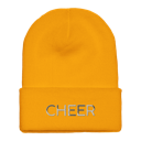 Embroidered Cheer Beanie – Cozy Cuffed Beanie for Cheer Moms & Fans