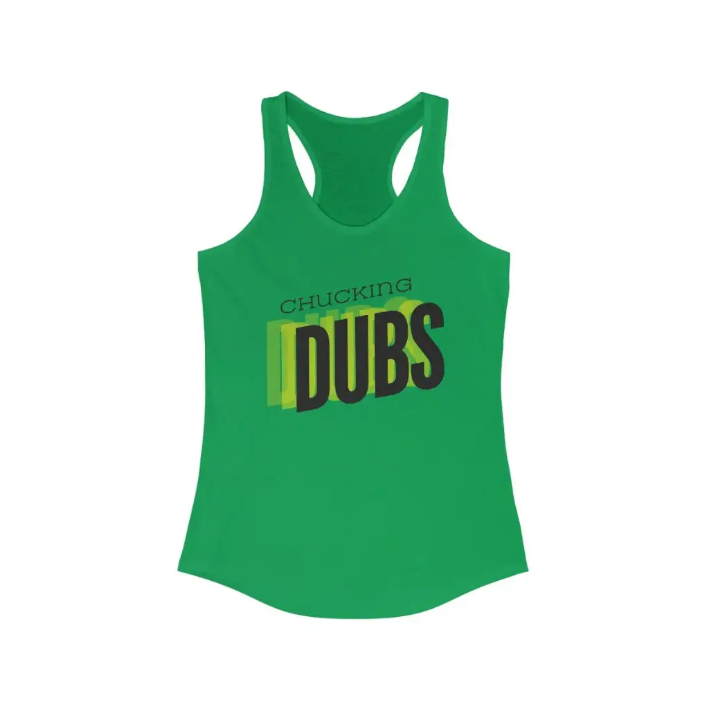 “Chucking Dubs” Racerback Tank – Cheer Athlete