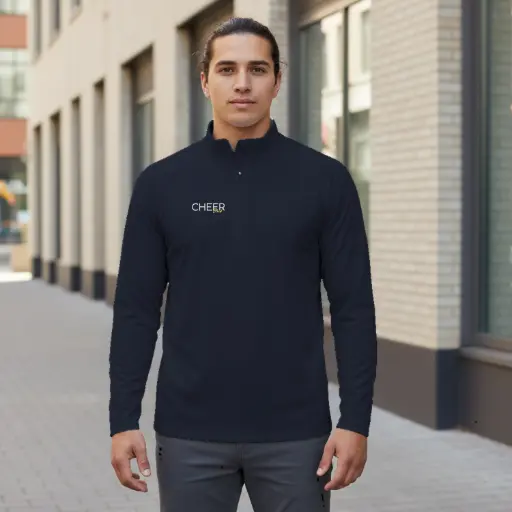 Cheer Dad Performance Quarter Zip Pull Over